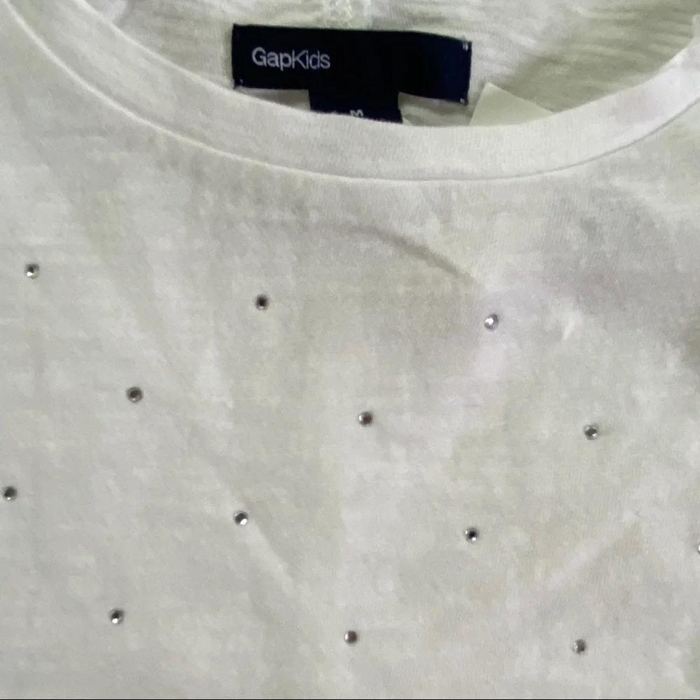 GAP Kids Rhinestone Tee-shirt NWT Size 8 Medium - Picture 3 of 4